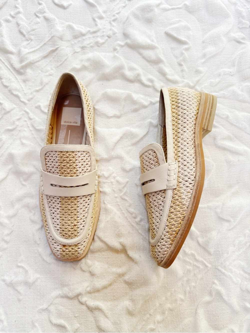 Dolce Vita Halley Ivory Raffia
Loafers Size 8 - Picture 4 of 9